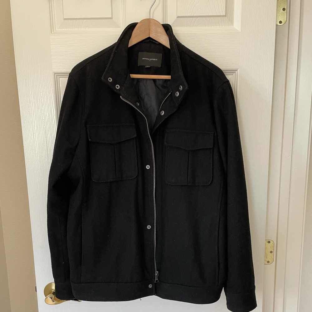 Banana republic men’s black jacket